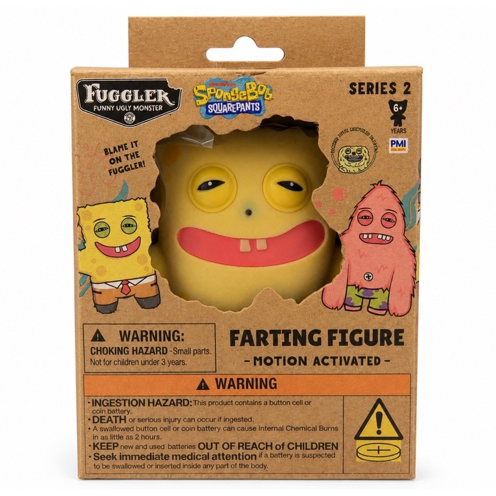 Farting Fuggler SpongeBob Series 2 Motion Activated Collectible New
